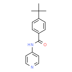 ChemSpider 2D Image | 4-tert-butyl-N-(pyridin-4-yl)benzamide | C16H18N2O