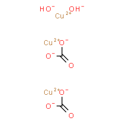 ChemSpider 2D Image | Copper(2+) carbonate hydroxide (3:2:2) | C2H2Cu3O8