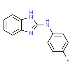 ChemSpider 2D Image | N-(4-Fluorophenyl)-1H-benzimidazol-2-amine | C13H10FN3