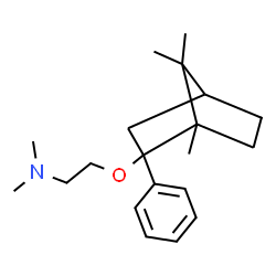 ChemSpider 2D Image | N,N-Dimethyl-2-[(1,7,7-trimethyl-2-phenylbicyclo[2.2.1]hept-2-yl)oxy]ethanamine | C20H31NO