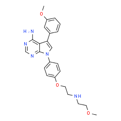 ChemSpider 2D Image | CGP-76030 | C24H27N5O3