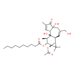 ChemSpider 2D Image | 12-O-Decanoylphorbol-13-acetate | C32H48O8
