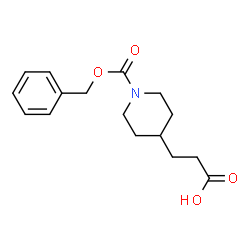 ChemSpider 2D Image | N-Cbz-4-piperidinepropionic acid | C16H21NO4