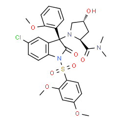 ChemSpider 2D Image | Nelivaptan | C30H32ClN3O8S