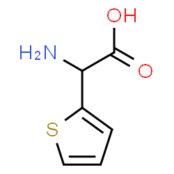 ChemSpider 2D Image | DL-2-(2-Thienyl)glycine | C6H7NO2S