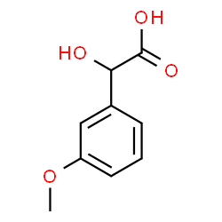 ChemSpider 2D Image | 3-Methoxymandelic acid | C9H10O4