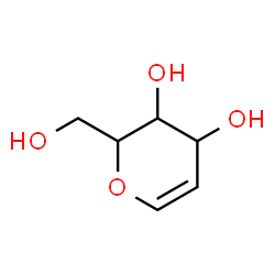 ChemSpider 2D Image | 1,5-Anhydro-2-deoxyhex-1-enitol | C6H10O4