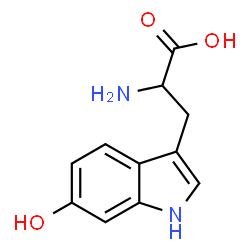 ChemSpider 2D Image | 6-Hydroxytryptophan | C11H12N2O3