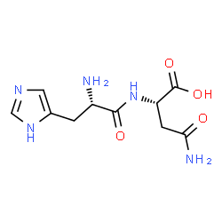 ChemSpider 2D Image | L-Histidyl-L-asparagine | C10H15N5O4
