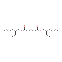 ChemSpider 2D Image | Di(2-ethylhexyl) glutarate | C21H40O4