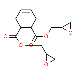 ChemSpider 2D Image | Bis(2-oxiranylmethyl) 4-cyclohexene-1,2-dicarboxylate | C14H18O6