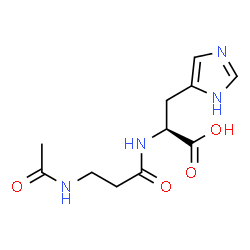 ChemSpider 2D Image | Acetylcarnosine | C11H16N4O4