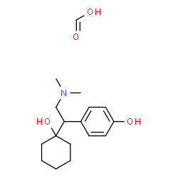 ChemSpider 2D Image | Formic acid - 4-[2-(dimethylamino)-1-(1-hydroxycyclohexyl)ethyl]phenol (1:1) | C17H27NO4