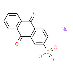 ChemSpider 2D Image | Sodium 2-anthraquinonesulfonate | C14H7NaO5S