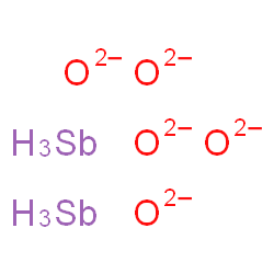 ChemSpider 2D Image | antimony; oxygen(-2) anion | O5Sb2