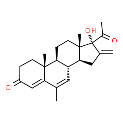 ChemSpider 2D Image | melengestrol | C23H30O3