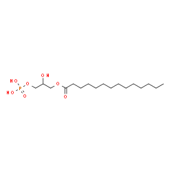 ChemSpider 2D Image | 1-Myristoyllysophosphatidic acid | C17H35O7P