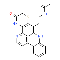 ChemSpider 2D Image | shermilamine B | C21H18N4O2S