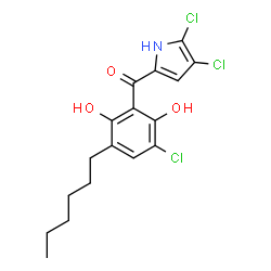 ChemSpider 2D Image | Celastramycin A | C17H18Cl3NO3