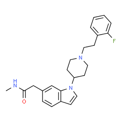 ChemSpider 2D Image | E-2101 | C24H28FN3O