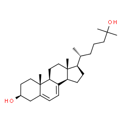 ChemSpider 2D Image | 25-HYDROXY-7-DEHYDROCHOLESTEROL | C27H44O2