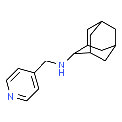 ChemSpider 2D Image | N-(4-Pyridinylmethyl)-2-adamantanamine | C16H22N2