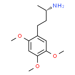 ChemSpider 2D Image | (2S)-4-(2,4,5-Trimethoxyphenyl)-2-butanamine | C13H21NO3