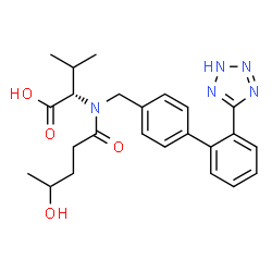 ChemSpider 2D Image | 4-Hydroxy Valsartan | C24H29N5O4