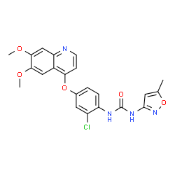 ChemSpider 2D Image | Tivozanib | C22H19ClN4O5