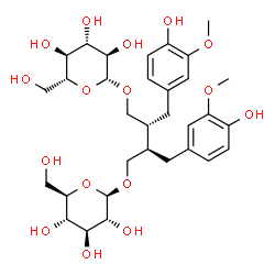 ChemSpider 2D Image | Secoisolariciresinol diglucoside | C32H46O16