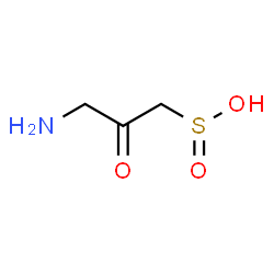 ChemSpider 2D Image | 3-Amino-2-oxo-1-propanesulfinic acid | C3H7NO3S