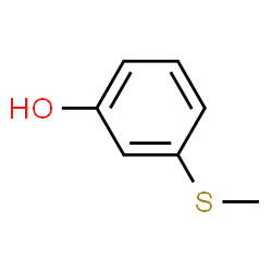 ChemSpider 2D Image | 3-(Methylsulfanyl)phenol | C7H8OS