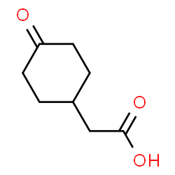 ChemSpider 2D Image | (4-Oxocyclohexyl)acetic acid | C8H12O3
