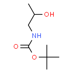 ChemSpider 2D Image | tert-Butyl 2-hydroxypropylcarbamate | C8H17NO3