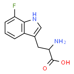 ChemSpider 2D Image | 7-Fluorotryptophan | C11H11FN2O2