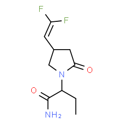 ChemSpider 2D Image | Seletracetam | C10H14F2N2O2