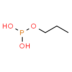 ChemSpider 2D Image | Propyl dihydrogen phosphite | C3H9O3P