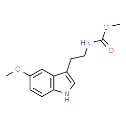 ChemSpider 2D Image | Methyl [2-(5-methoxy-1H-indol-3-yl)ethyl]carbamate | C13H16N2O3