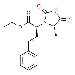 ChemSpider 2D Image | N-(1-(S)-Ethoxycarbonyl-3-phenylpropyl)-1-alanyl-carboxyanhydride | C16H19NO5