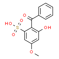 ChemSpider 2D Image | 2-Benzoyl-3-hydroxy-5-methoxybenzenesulfonic acid | C14H12O6S