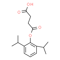 ChemSpider 2D Image | Propofol Hemisuccinate | C16H22O4