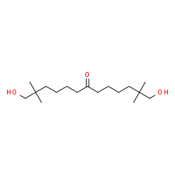 ChemSpider 2D Image | 1,13-Dihydroxy-2,2,12,12-tetramethyl-7-tridecanone | C17H34O3