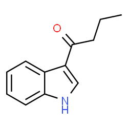 ChemSpider 2D Image | 3-BUTYRYLINDOLE | C12H13NO