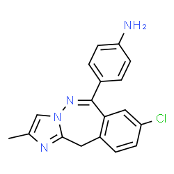 ChemSpider 2D Image | GYKI-47261 | C18H15ClN4