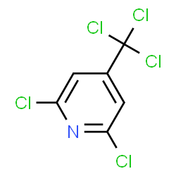 ChemSpider 2D Image | 2,6-Dichloro-4-(trichloromethyl)pyridine | C6H2Cl5N