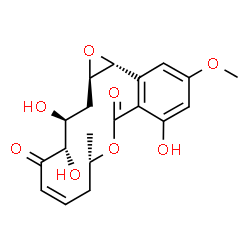 ChemSpider 2D Image | hypothemycin | C19H22O8