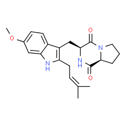 ChemSpider 2D Image | tryprostatin A | C22H27N3O3