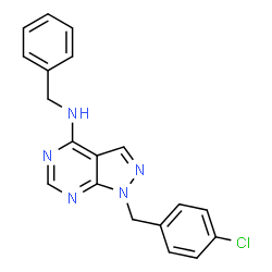ChemSpider 2D Image | MFCD03685755 | C19H16ClN5