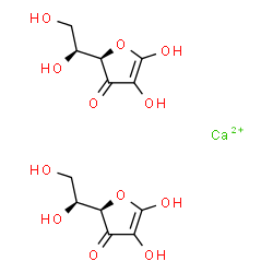 ChemSpider 2D Image | L-threo-Hex-1-enofuranos-3-ulose, calcium salt (2:1) | C12H16CaO12