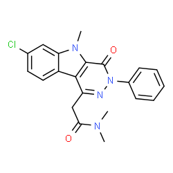 ChemSpider 2D Image | SSR-180,575 | C21H19ClN4O2